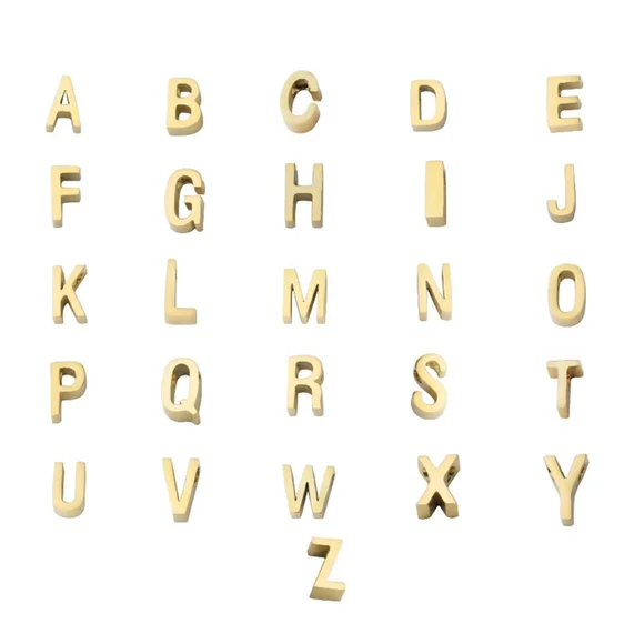 Initial O 18k gold plated initial necklace - Picture 3 of 6